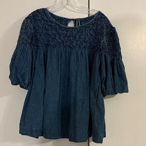 Anthropologie denim top